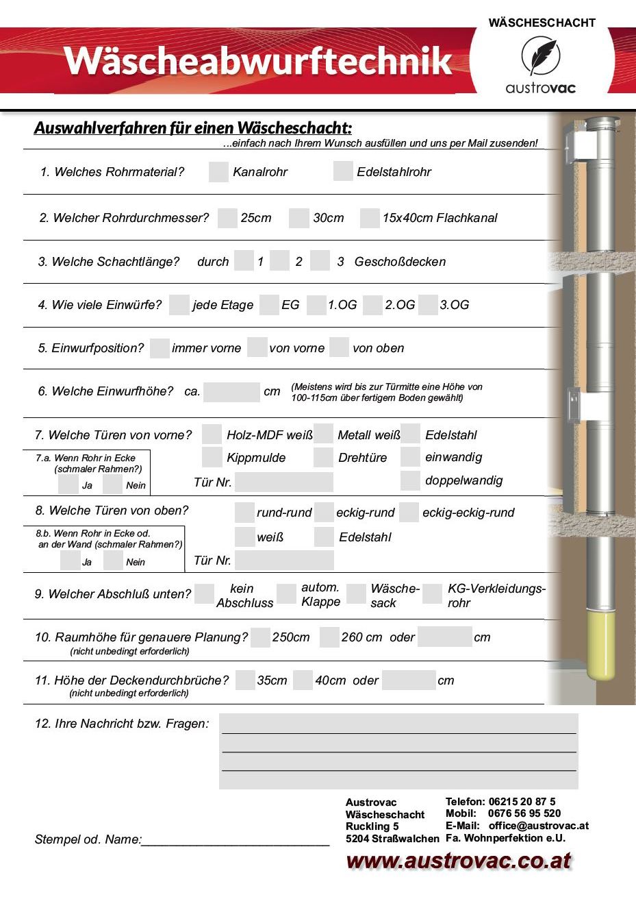 WA Auswahl Liste